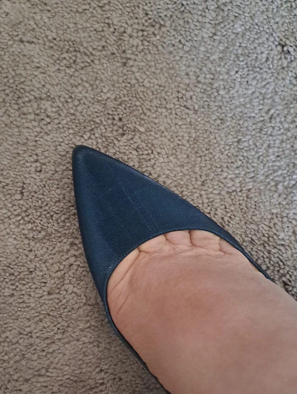 Calvin Klein Metallic Deep Teal Pointed-Toe Pumps